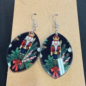 Festive Nutcracker Dangle Earrings